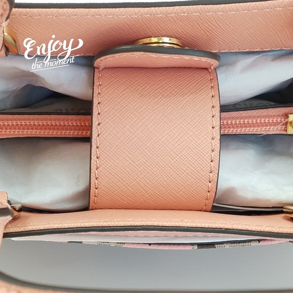 Michael kors hailee xs satchel peach floral NWT - Picture 6 of 8